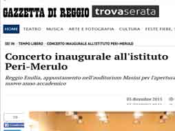 La Gazzetta di Reggio Emilia 3/12/2015